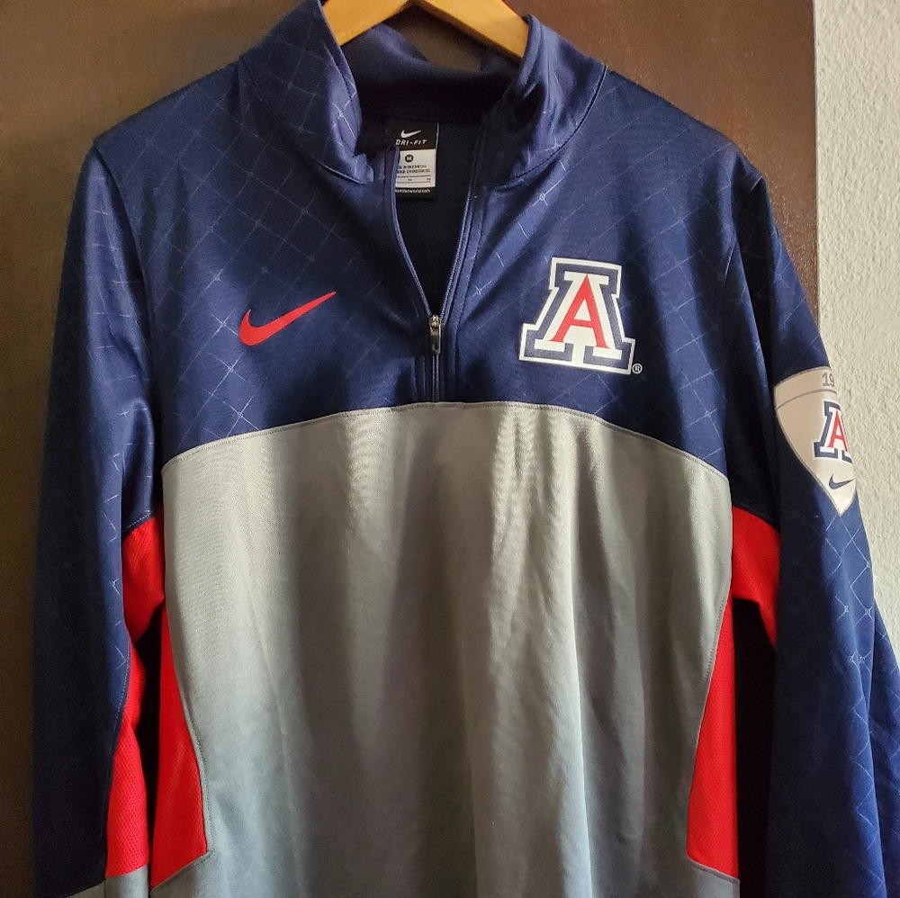 Arizona wildcats basketball 1/4 zip shootaround